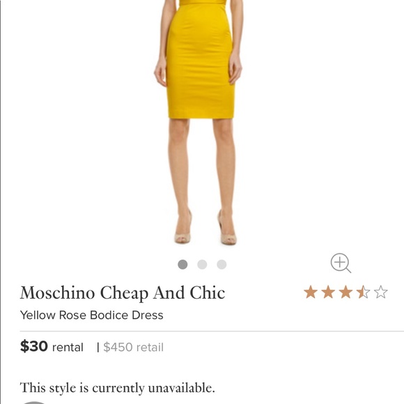 Authentic NEW Moschino dress in yellow 💥✨🎉 - Picture 8 of 8